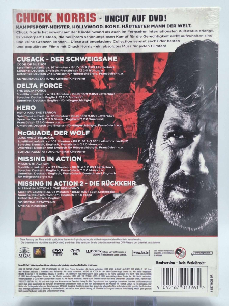 Chuck Norris Collection UNCUT - NEU